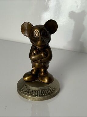 Vintage Walt Disney World Mickey Mouse Figurine Walt Disney Productions